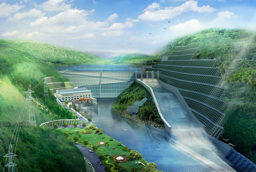 巴音郭楞老挝南塔河1号水电站项目
